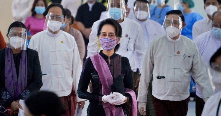Aung San Suu Kyi and Gov't Officials Detained in Military Coup at Myanmar