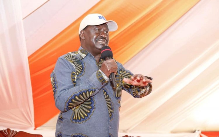 Raila Blocks Governor Obado from Accessing the Podium