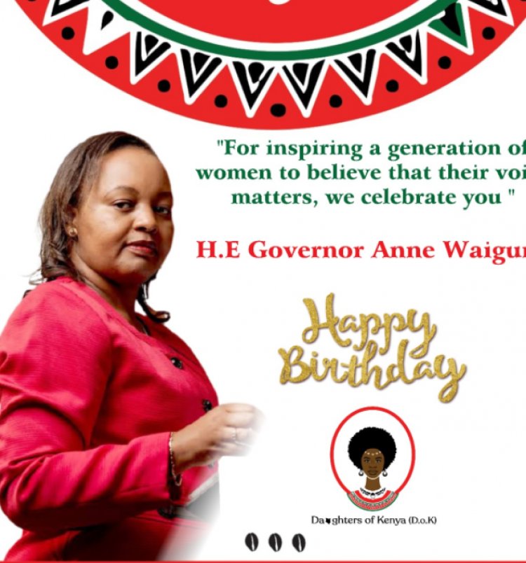Governor Waiguru Turns 50 Years