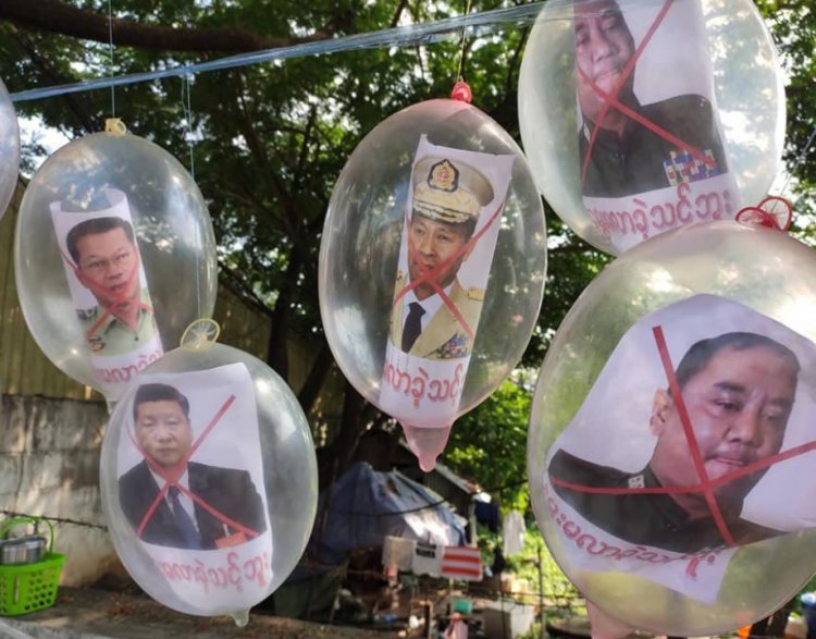 Myanmar Begins ‘Condom Protest’{PHOTOS}