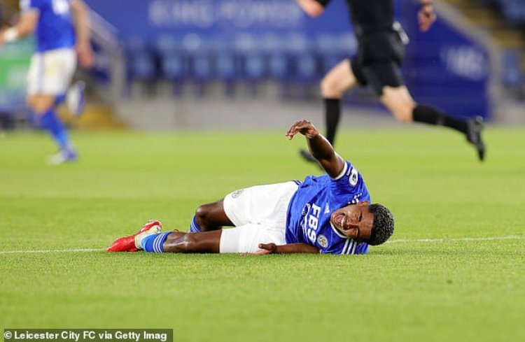 Leicester Defender Wesley Fofana Suffers Serious Injury in Pre-Season (Photos)