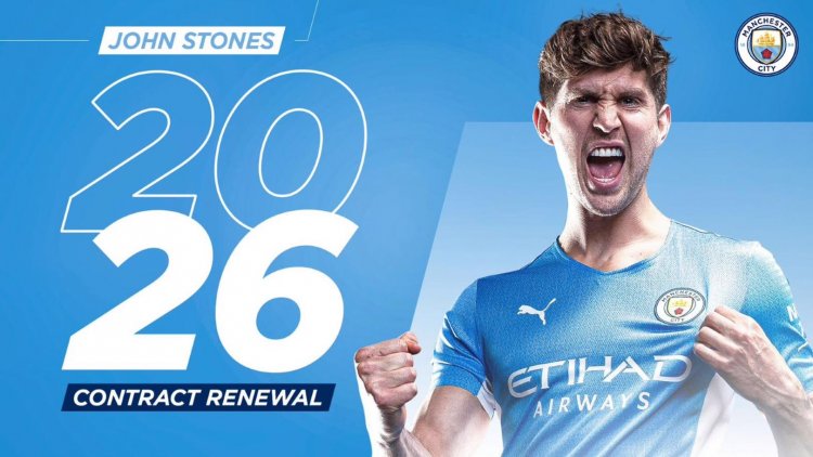 John Stones Signs a New Five Year Contract with Man City