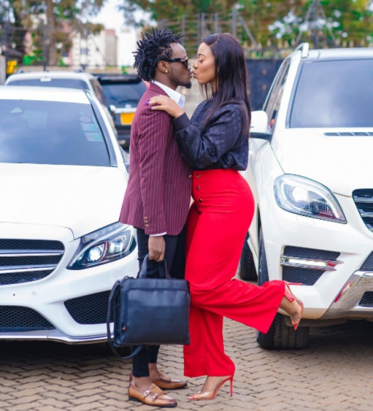 Singer Bahati Gifts Wife a new Mercedes W205 {PHOTOS}