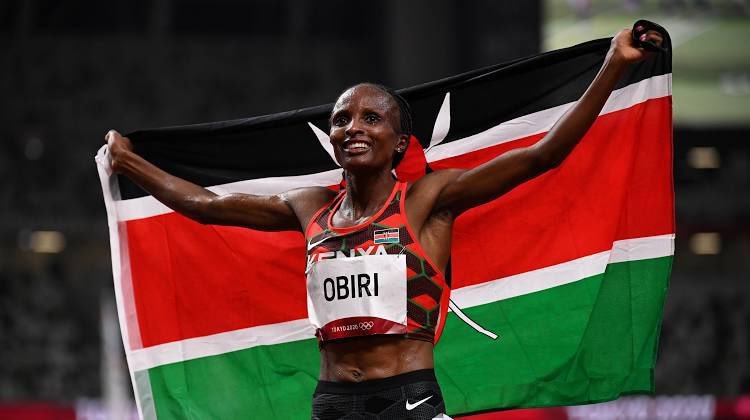 Olympic Silver Medalist Hellen Obiri Promoted at Work