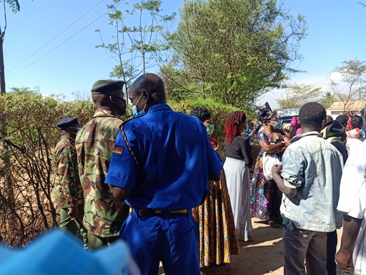 Police Disperse Mourners At the Late Taita Taveta MCA Burial which DP Ruto was Expected