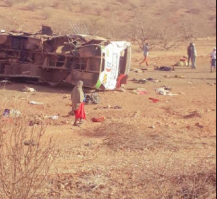 13 People Feared Dead & Several Others Injured Along Arabia - Mandera Road