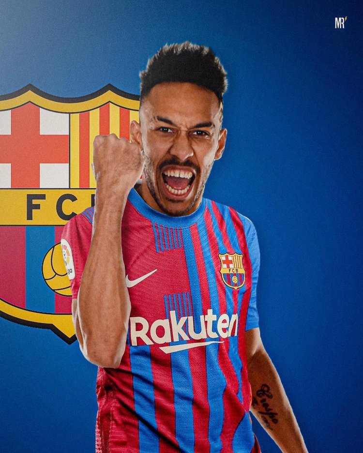 OFFICIAL: Aubameyang Joins Barcelona as Free Agent