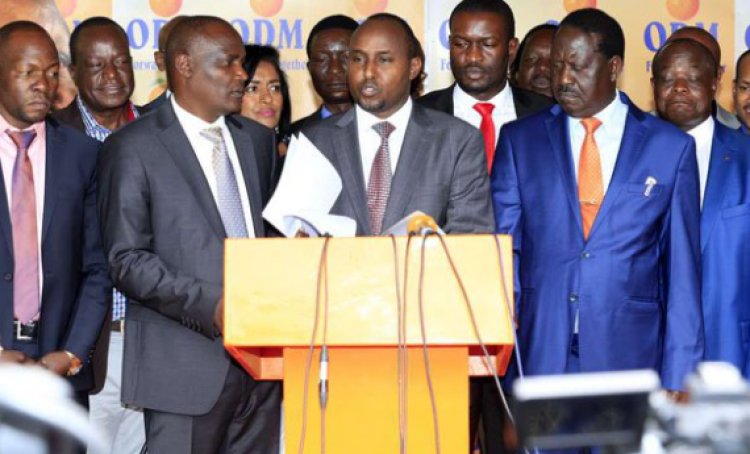 ODM Rejects Uhuru's Controversial Bill on Elections