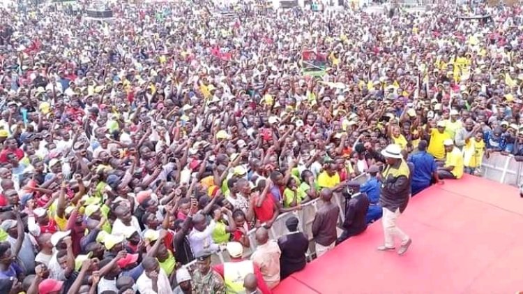 "King of Numbers" Comparison of Crowds That Attended Azimio, UDA, OKA Mega Rallies in Western [PHOTOS]