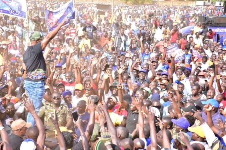 "King of Numbers" Comparison of Crowds That Attended Azimio, UDA, OKA Mega Rallies in Western [PHOTOS]