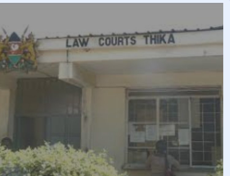 Panic At Thika Law Courts As It Is Forced To Shut Down Temporarily After A Terror Menace.