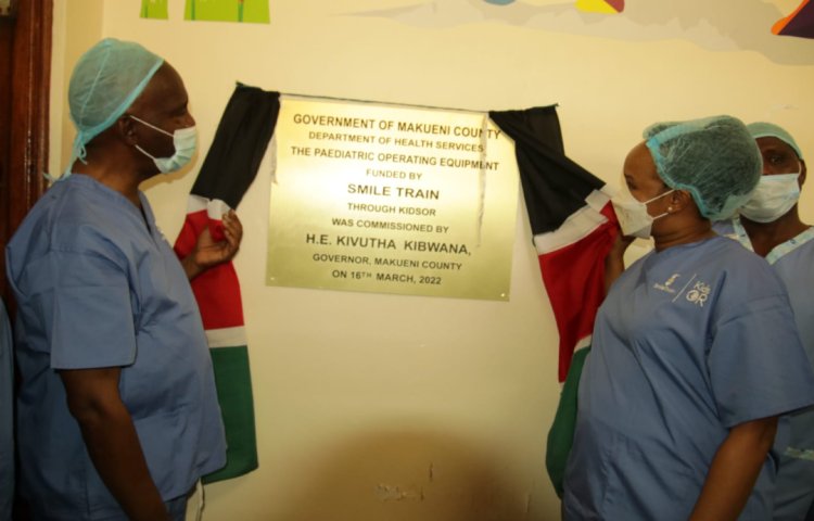Governor Kibwana Commissions the Makueni Mother and Pediatric Theatre Wing