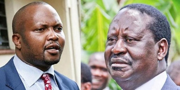 I have Nothing Personal against Luos, Moses Kuria Tells Raila