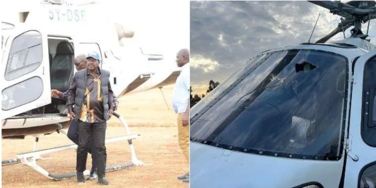 Matiang'i Orders An Arrest Concerning Raila's Helicopter Attack in Uasin Gishu