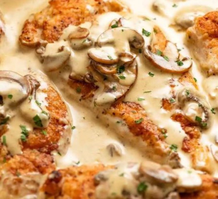 Creamy Mushroom Chicken Recipe