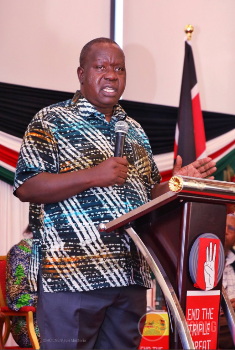 Interior CS Fred Matiang’i Orders Arrest of Chiefs Allowing Teenage Pregnancy Compensation Deals.