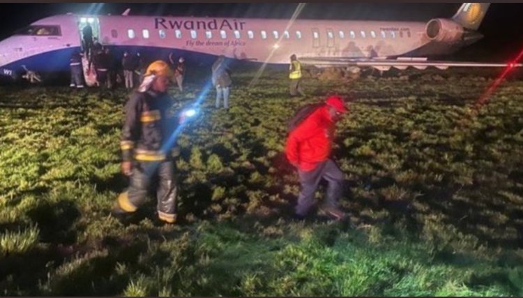 Flight from JKIA Carrying VIP Passengers Skids Off the Runway While Landing,