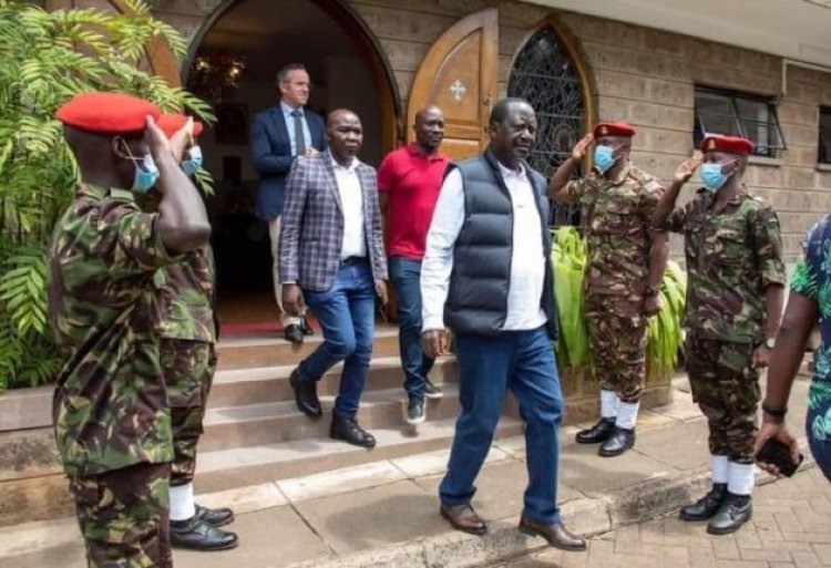 The Army Takes over Lee Funeral Home after Kibaki's Body Arrived