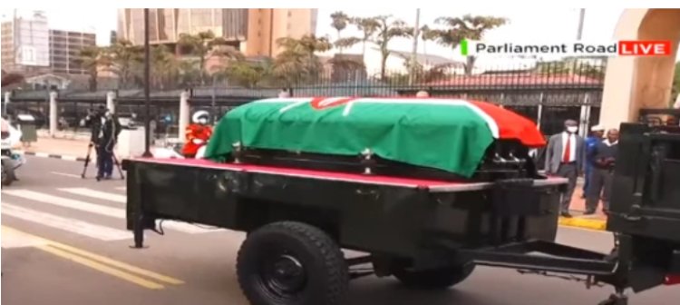 Final Day Of Public Viewing Of Late President Kibaki's Body