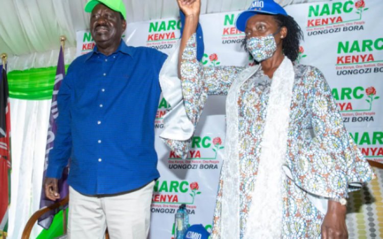 Raila Announces Karua As His Running Mate