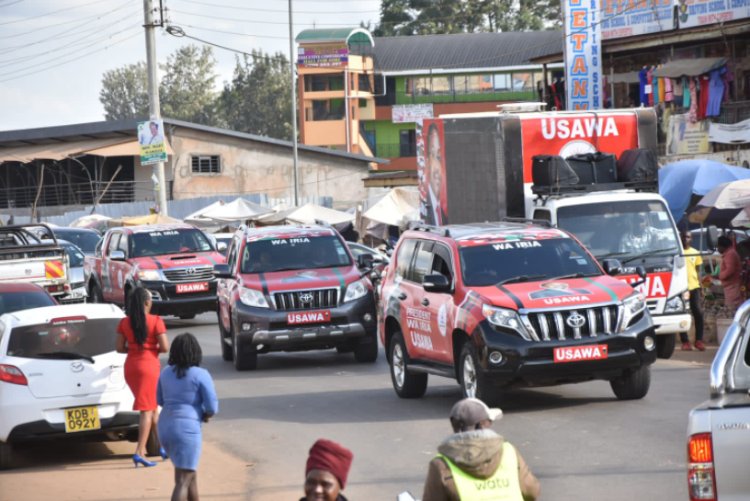 PHOTOS: Murang'a Governor Unveils His Presidential Campaign Branded Vehicles
