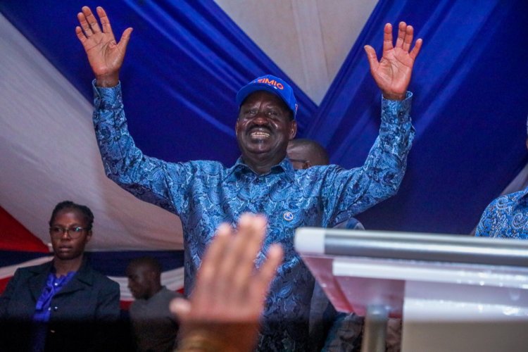 Raila Backs Up Early Statement on Mitumba Says  Mitumba is Here to Stay