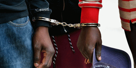 Six Suspects Apprehended During a Raid Along Mathare River