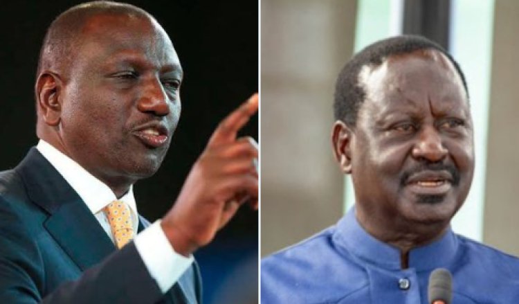  Latest Poll Shows Ruto Leading Over Raila