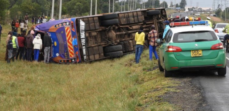 40 Injured In Bus Accident Along Bomet-Kisii Highway