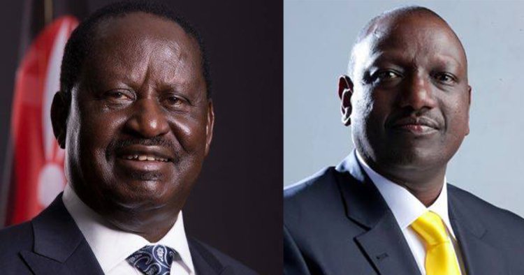 Ipsos Poll: Raila Maintains a Lead In Popularity At 47% while DP Ruto is at 41%