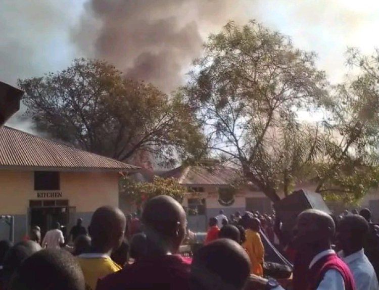 Fires  Burns Buildings At Kisumu Boys High School