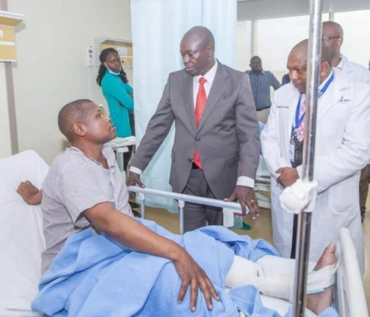 Presidential Escort Officers Hospitalized After Road Accident