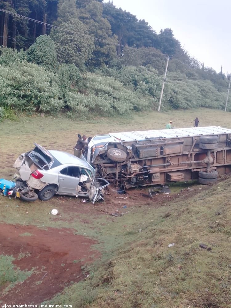 PHOTOS: Several Injured at an accident  in Kijabe,Kiambu County