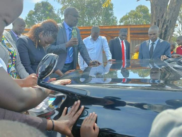 Hon Linet Toto Elated As she Buys Her First Car