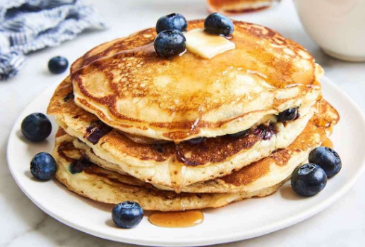 Fluffy Blueberry Pancakes Recipe